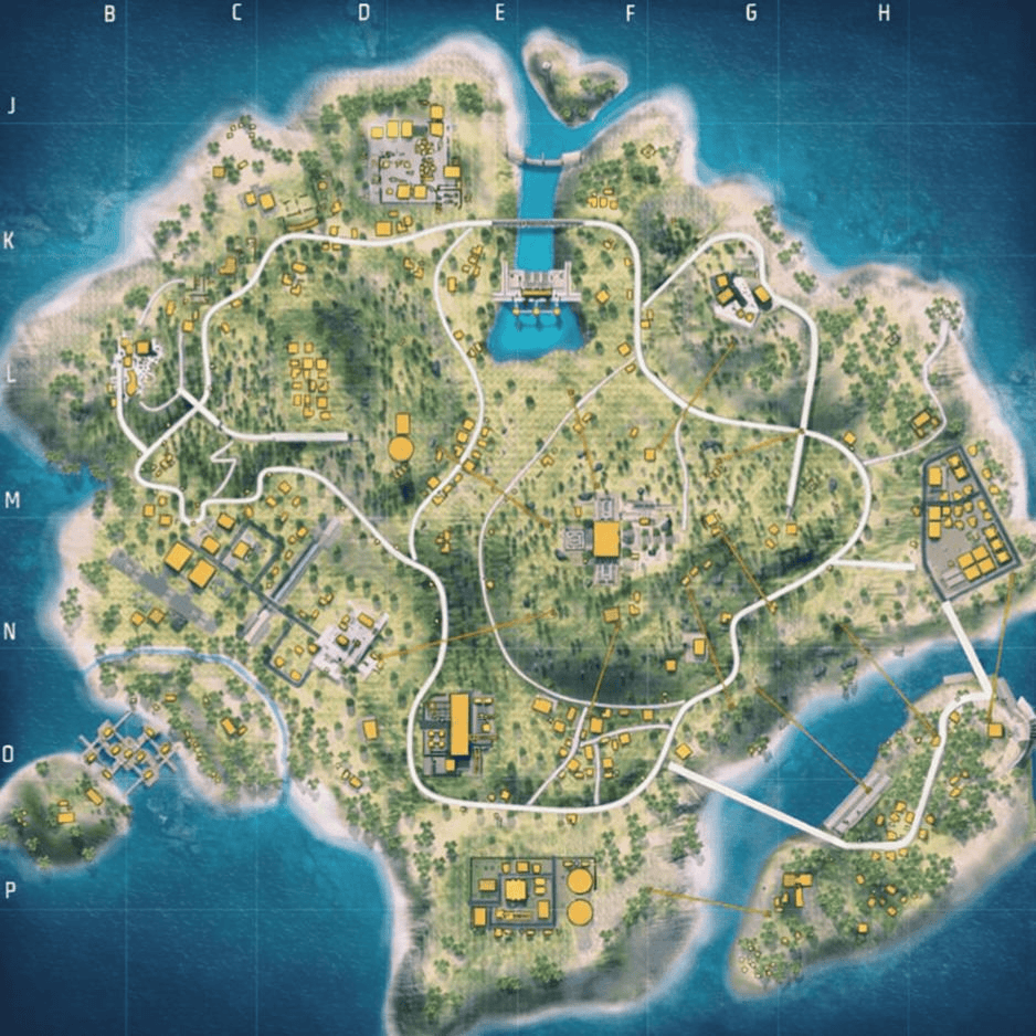 Free Fire Game map